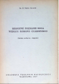 Religijne poznanie Boga Według Romano Guardiniego