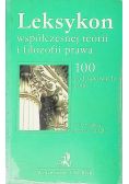 Leksykon współczesnej teorii i filozofii prawa