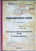 Sprawa obiektowa nr 1: Kościół kościół przemyski w świetle akt rzeszowskiej bezpieki 1944-1989 Tom 2