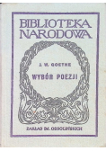 Goethe Wybór poezji