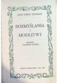 Rozmyślania i modlitwy