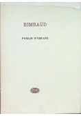 Rimbaud Poezje wybrane