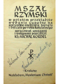 Mszał Rzymski w polskim przekładzie 1936 r.