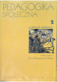 Pedagogika społeczna Tom 2