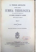 Summa Theologica Tomus Primus 1928 r.