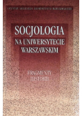 Socjologia na Uniwerystecie Warszawskim