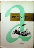 Pismo i styl