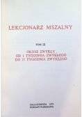 Lekcjonarz mszalny Tom III