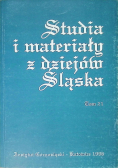 Studia i materiały z dziejów Śląska Tom 21