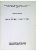 Dwa studia o Platonie