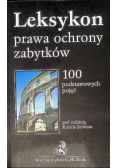 Leksykon prawa ochrony zabytków