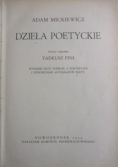 Dzieła poetyckie 1933 r.