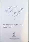 Na początku było info