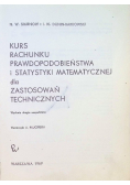 Kurs rachunku prawdopodobieństwa i statystyki matematycznej