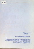 Prawo Kanoniczne według kodeksu Jana Pawła II Tom I