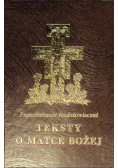 Franciszkanie średniowieczni teksty o Matce Bożej