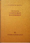 Geneza i rozwój miast mazowieckich