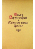 Rymy albo wiersze polskie