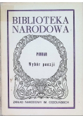 Wybór poezji