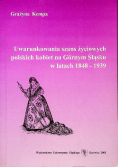 Uwarunkowania szans życiowych polskich kobiet na Górnym Śląsku w latach 1848-1939
