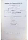 Etyka zagadnienia etyki normatywnej i metaetyki