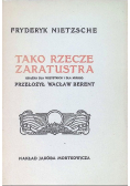 Tako rzecze Zaratustra