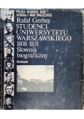 Studenci Uniwersytetu Warszawskiego 1808 - 1831