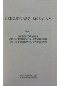 Lekcjonarz mszalny IV
