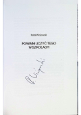 Powinni uczyć tego w szkołach