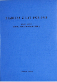 Diariusz z lat 1939 do 1940