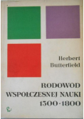 Rodowód współczesnej nauki 1300 do 1800