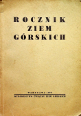 Rocznik ziem górskich 1939 r.