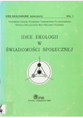 Idee Ekologii w świadomości społecznej  Vol 1