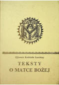 Teksty o matce Bożej
