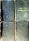 Mickiewicz Poezye Tom I do IV 1888 r.