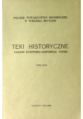 Teki historyczne Tom XVII