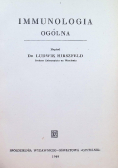 Immunologia ogólna 1949 r.