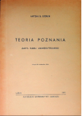 Teoria poznania zarys kursu uniwersyteckiego