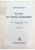 Wstęp do teorii marksizmu 1950 r.