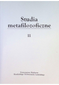 Studia metafilozoficzne, Tom II