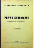 Prawo Kanoniczne podręcznik dla Duchowieństwa