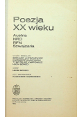 Poezja XX wieku Austria NRD RFN Szwajcaria