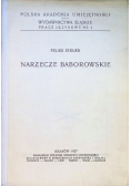 Narzecze baborowskie 1937 r.