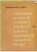 Zaburzenia wyższych czynności korowych wskutek ogniskowych uszkodzeń mózgu