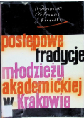 Postępowe tradycje młodzieży akademickiej w Krakowie