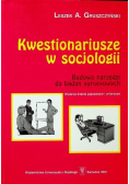 Kwestionariusze w socjologii