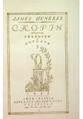 Chopin Człowiek i artysta 1922 r.