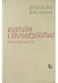 Kultura i społeczeństwo Preliminaria
