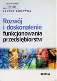 Rozwój i doskonalenie funkcjonowania przedsiębiorstw