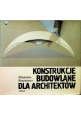 Konstrukcje budowlane dla architektów